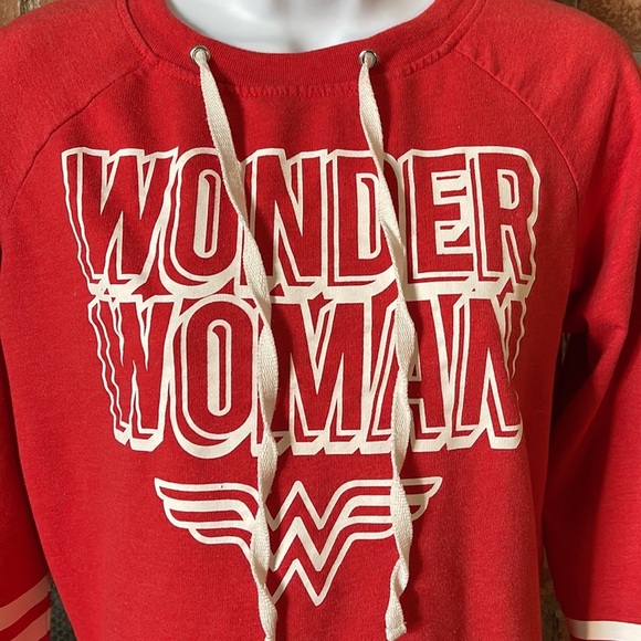 DC Comics Wonder Woman Red Sweatshirt - Picture 2 of 4